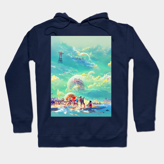 Coney Beach Island Dream Hoodie by DaysuCollege